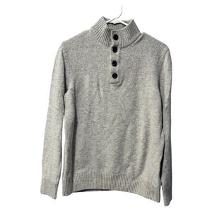 Telluride Clothing Co. Quarter Button Knit‎ Lambswool Wool Henley Sweater large